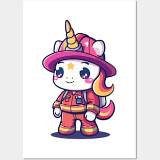 firefighter Posters and Art